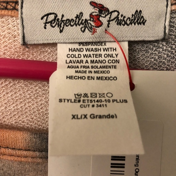 NWT Perfectly Priscilla Tie Dyed Pullover Size XL - Picture 4 of 8